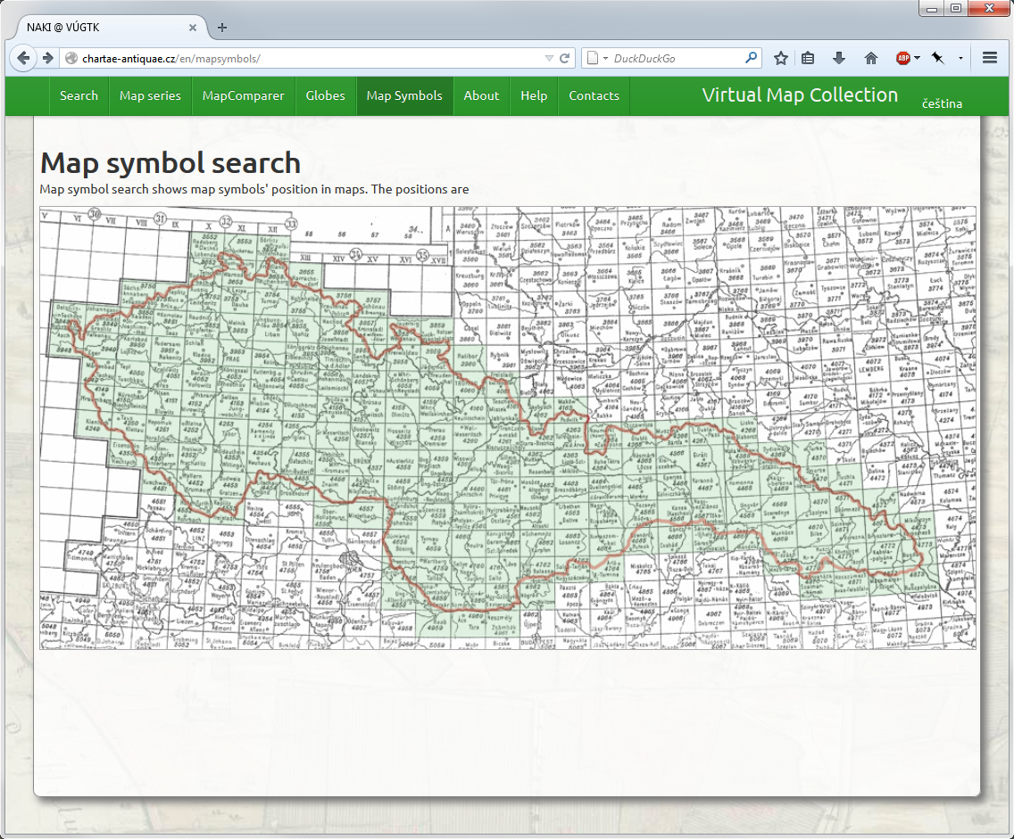 map symbols opening page